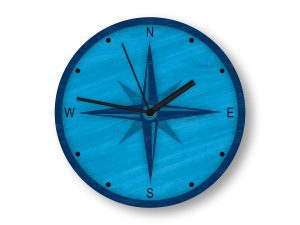 Часы-компас в расцветке deep blue