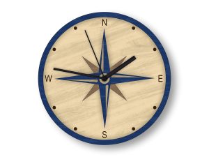 Часы-компас в расцветке индиго