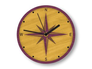 Часы-компас в расцветке солнечная